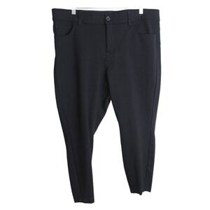 Torrid Womens Ponte Knit Skinny Pants Leggings Pants Short Size 18S Black